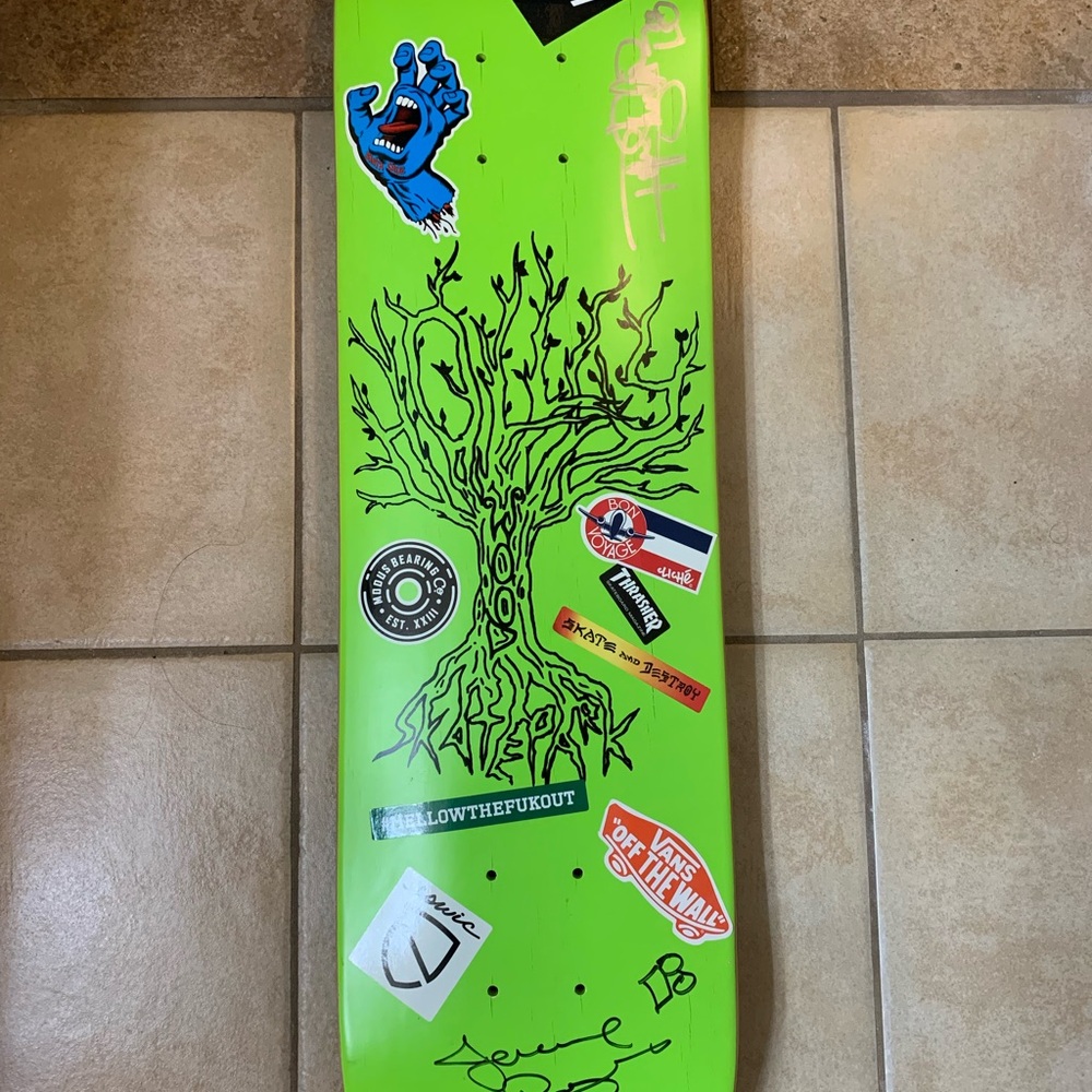 Ryan Sheckler Autographed Skateboard Deck